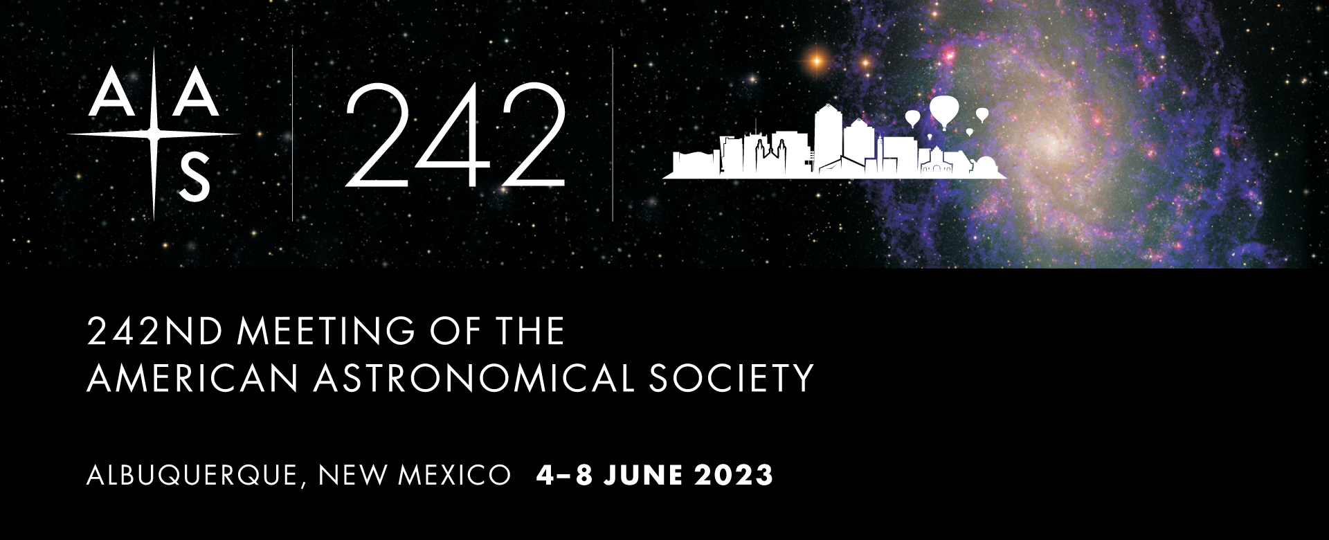 AAS 242 banner