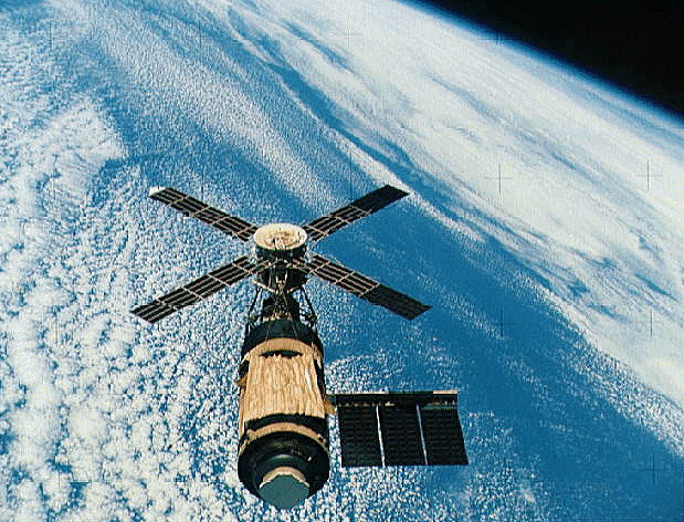 Skylab 4 in orbit