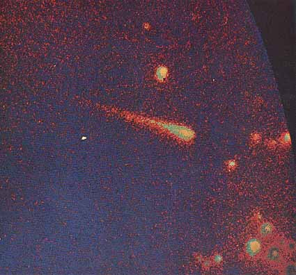 Joint Observatory for Cometary Research (JOCR) photograph of comet Kohoutek on 11 January 1974.